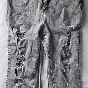 torrid Black Denim Jeans with Subtle Fading